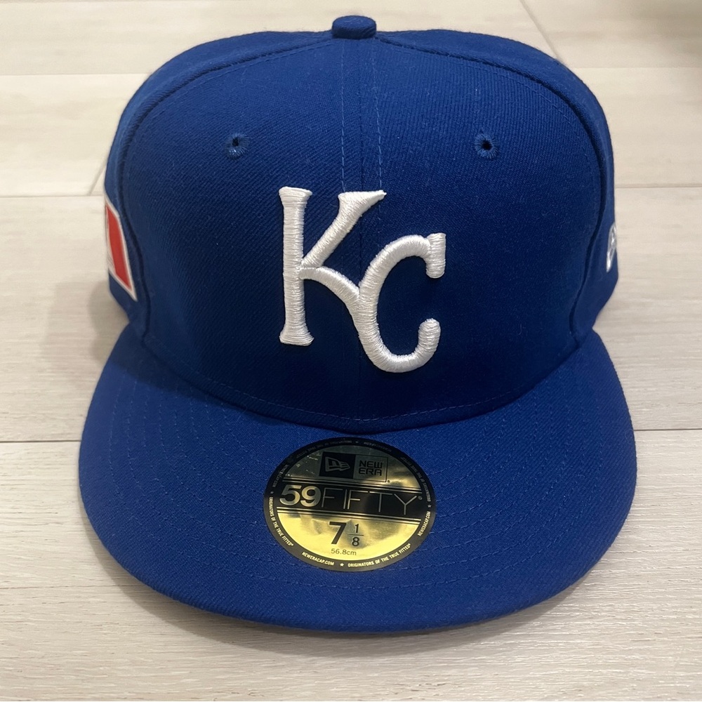 New Era Blue KC Royals Flag Cap